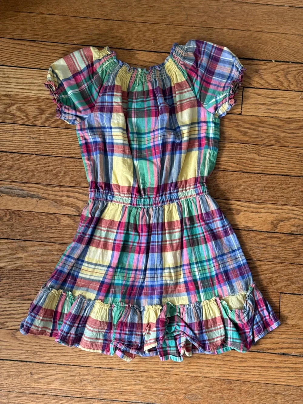 Polo Ralph Lauren Multicolor Plaid Dress - Size 5